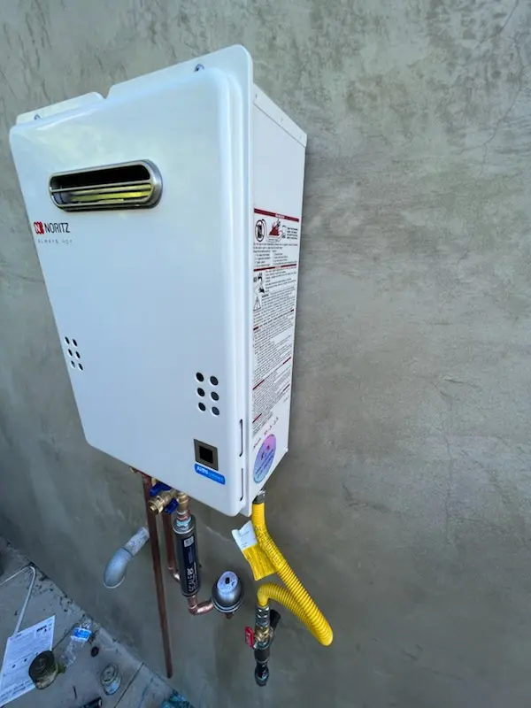 Tankless water heater installation for Northridge homes